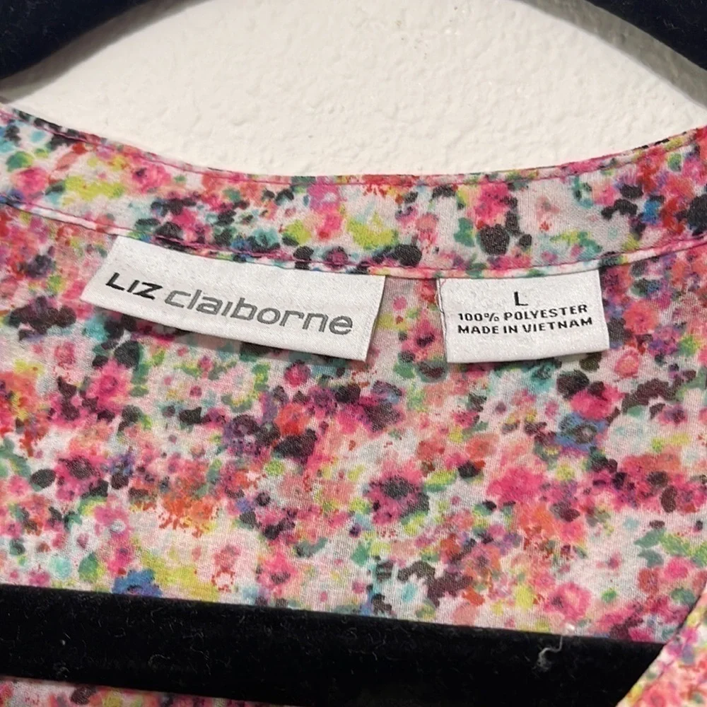 Liz Claiborne Blouse size L - Picture 2 of 5